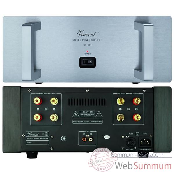 Video Amplificateur de puissance Vincent SP-331 Amp Hybride - Noir - 100767