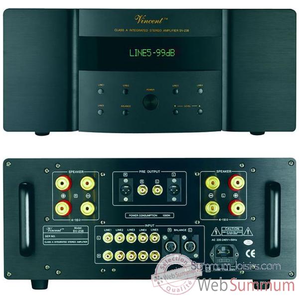Amplificateur stereo intégrés Vincent SV-238MK Ampli int. Classe A - Argent - 204171