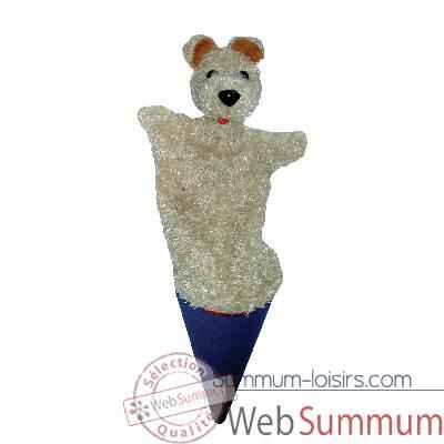 Marionnette marotte Anima Scena - Le chien - environ 53 cm - 11407a
