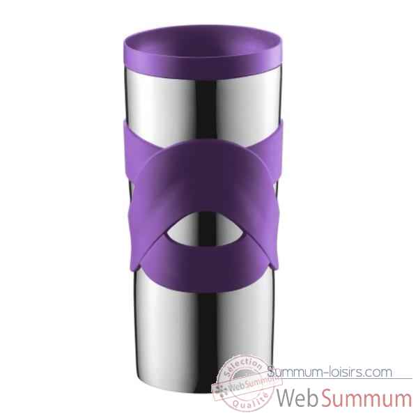 Bodum travel mug 0.45 l etanche inox violet 4937