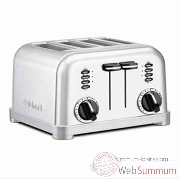 Cuisinart toaster 4 tranches acier brosse 610075