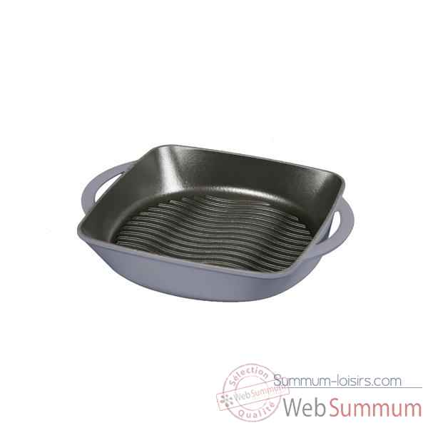 Chasseur grill 31 cm en fonte gris - carronde -004869