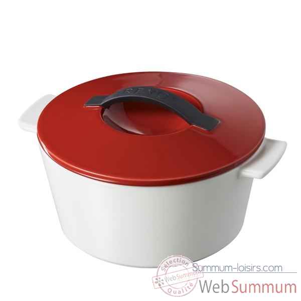 Revol cocotte ronde 26 cm rouge - revolution Cuisine -4547