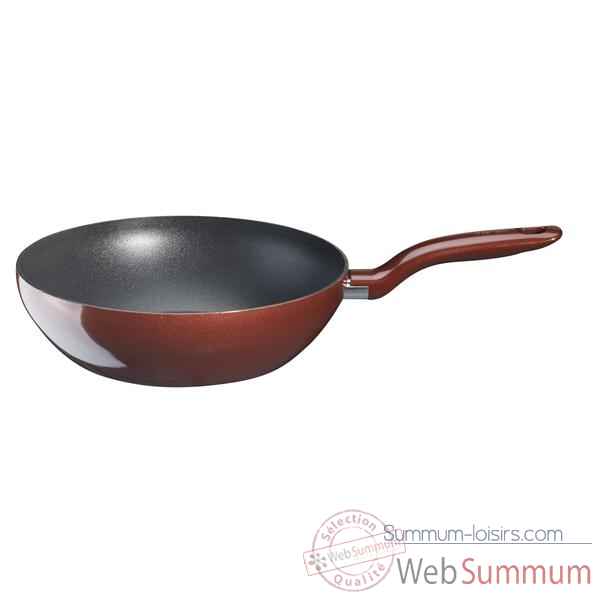 Tefal poele wok 28 cm  rouge - artista -006404
