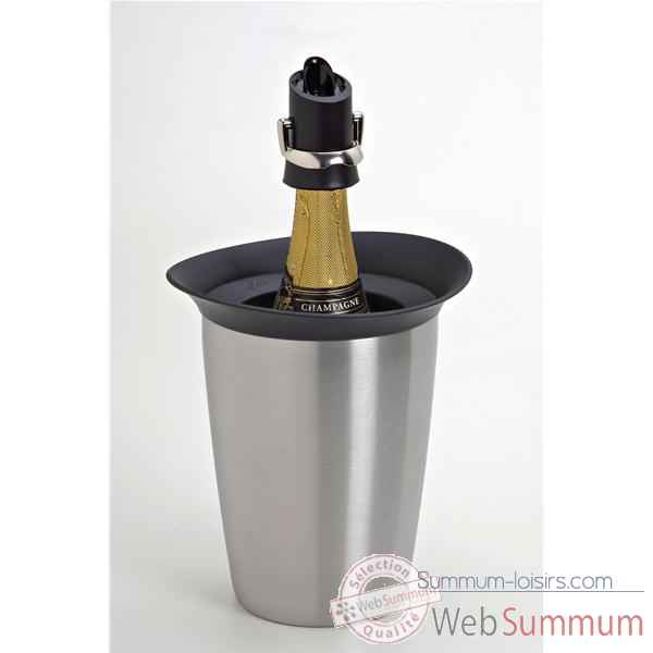 Vacuvin champagne set: rafraichisseur, bouchon verseur pour champagne, pince Cuisine -6831