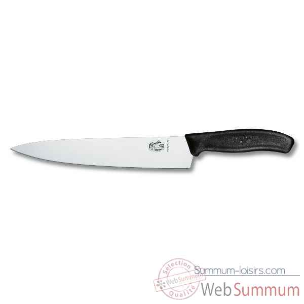 Victorinox couteau a decouper & eminceur 22 cm noir Cuisine -11009