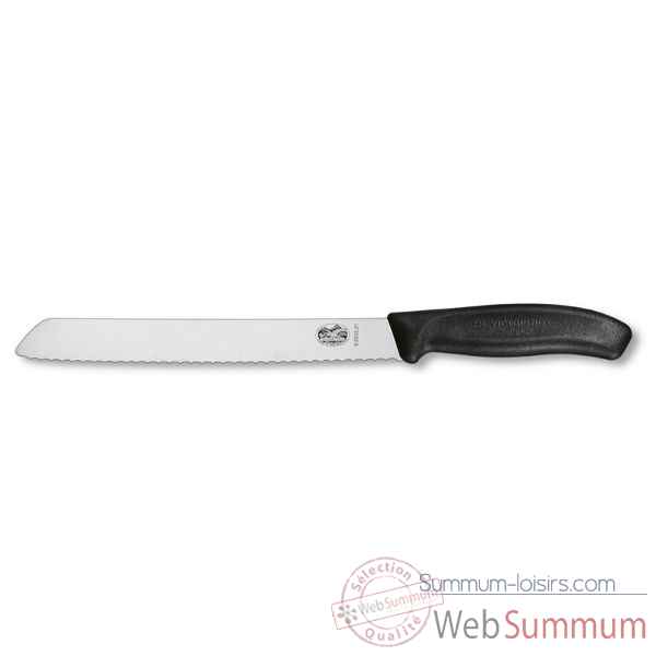 Victorinox couteau a pain 21 cm noir Cuisine -11024
