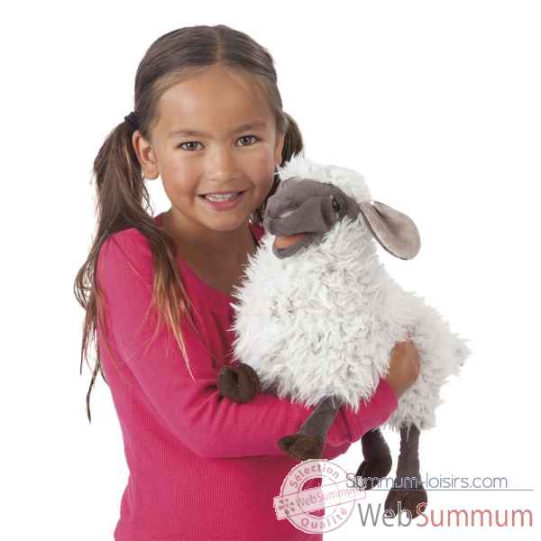 Marionnette ventriloque mouton belant Folkmanis -3058 -1