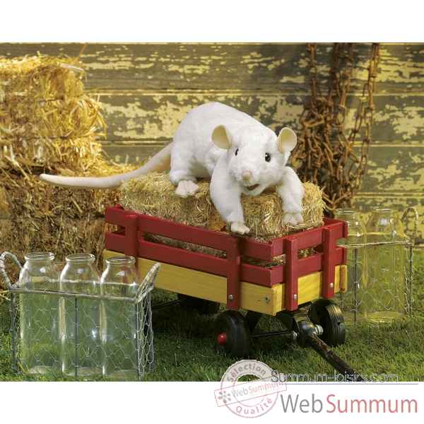Marionnette rat blanc Folkmanis -3038 -1