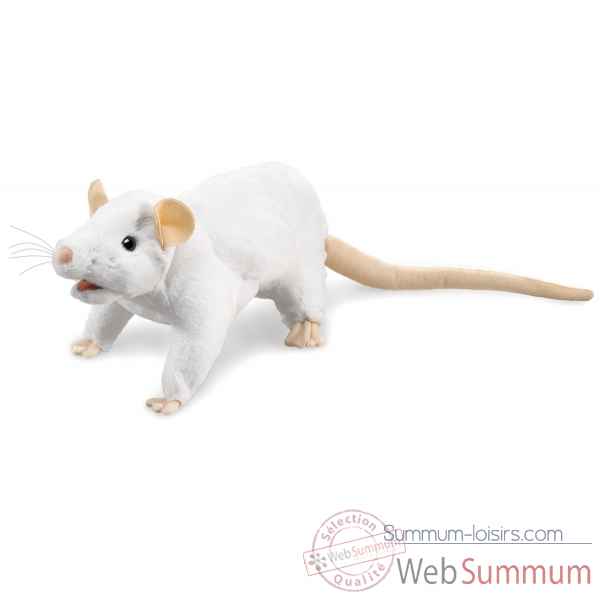 Marionnette rat blanc Folkmanis -3038 -2