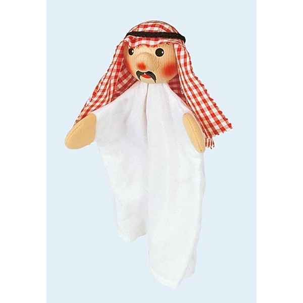Marionnette tête en bois cheik abdula kersa -60850