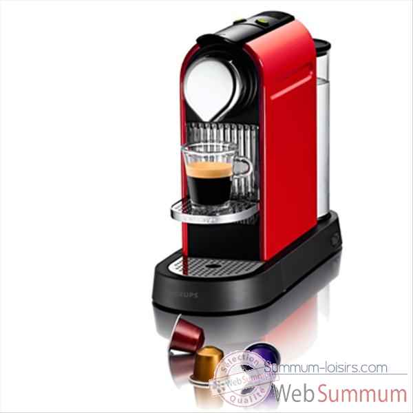 Krups nespresso citiz rouge flamme 680010