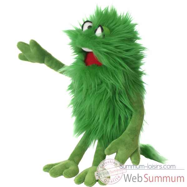Marionnette a main schlick monstre vert ventriloque Living Puppets -W763 -1
