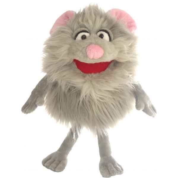 Marionnette monstre ventriloque gris tuddel living puppets -W855