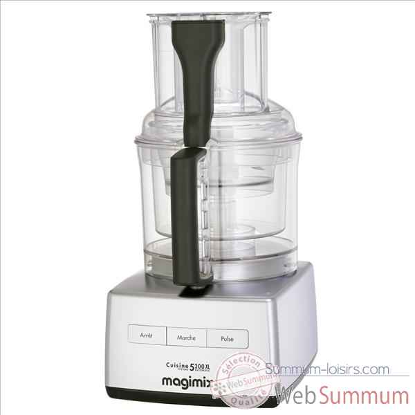 Magimix robot multifonctions chrome mat - cuisine systeme 5200 xl 907