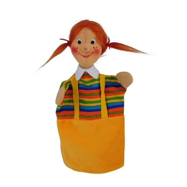 Marionnette Kersa - Petite fille couette- 13733