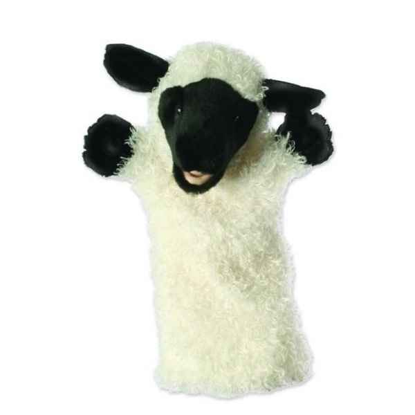 Grande marionnette peluche a main - Mouton blanc-26030