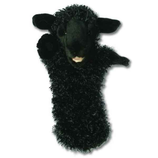 Grande marionnette peluche a main - Mouton noir-26005