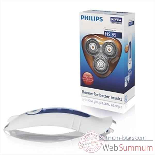 Philips lot de 3 tetes de rasoir philips nivea + support 661805