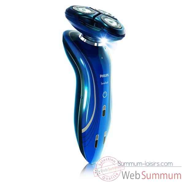 Philips rasoir rechargeable bleu - senso touch gyroflex 2d aquatec 3140