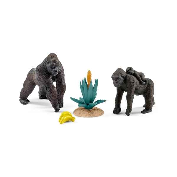Famille de gorilles schleich -42276