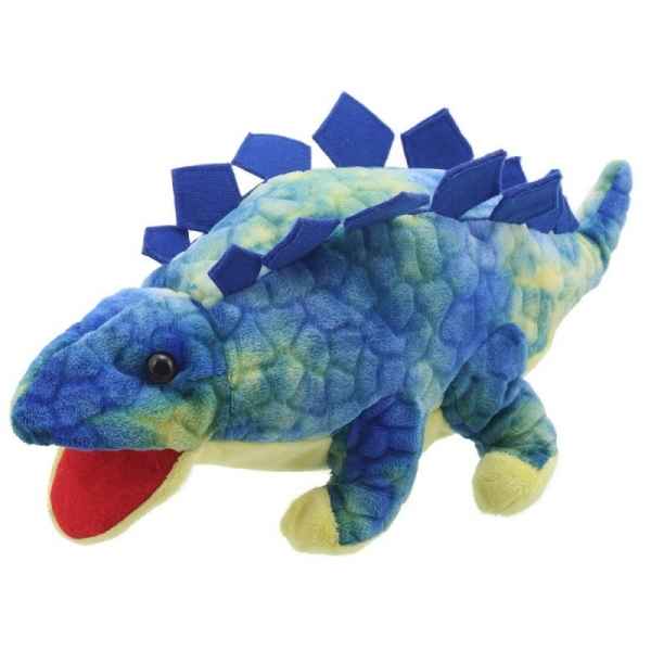 Bebe dinosaure stegosaurus bleu the puppet company -PC002904