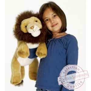 Grande peluche marionnette lion -PC007305 The Puppet Company