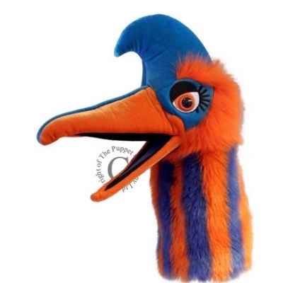 Oiseau jangle bleu et orange the puppet company -pc006305
